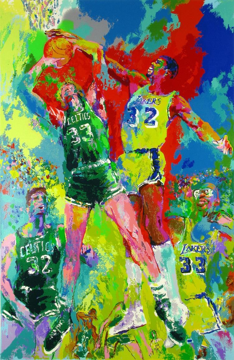 Leroy Neiman Magic Johnson